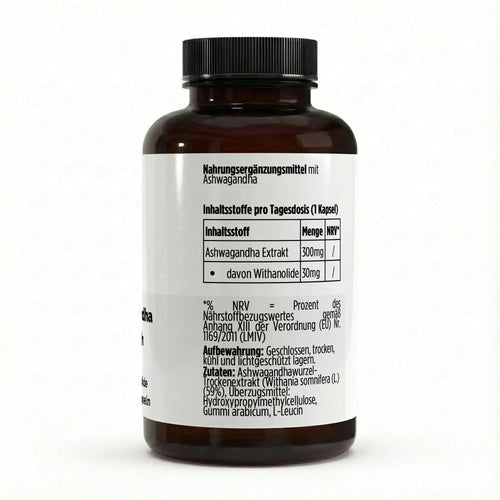 Ashwagandha (10% Withanolide) - 90 vegan capsules