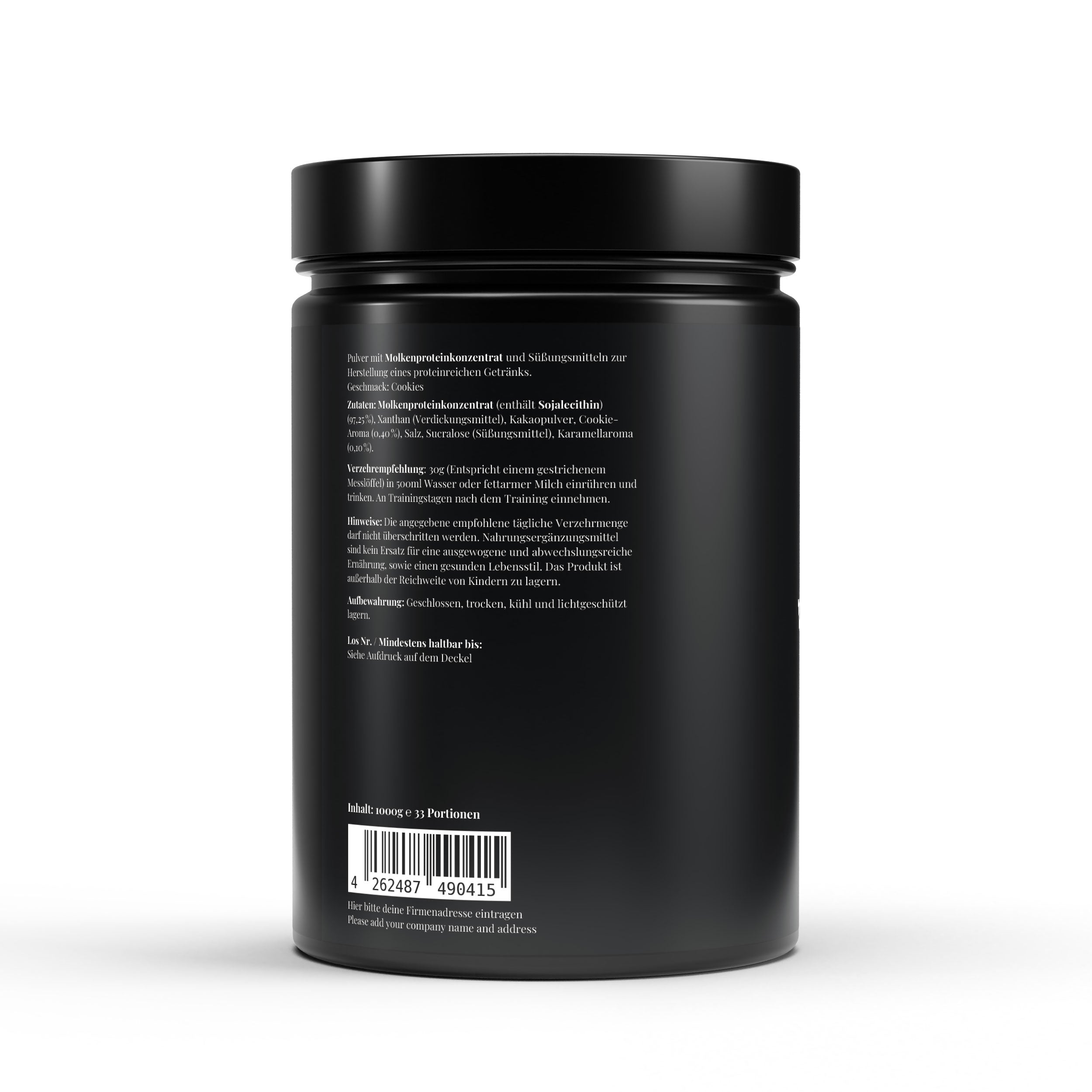 Premium Whey Protein Cookies - 1.000g