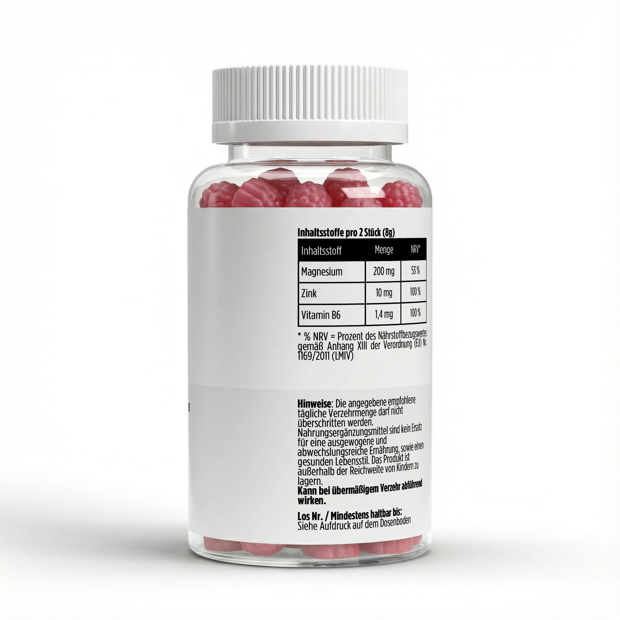 Magnesium + Zinc + B6 Gummies - 60 pcs.