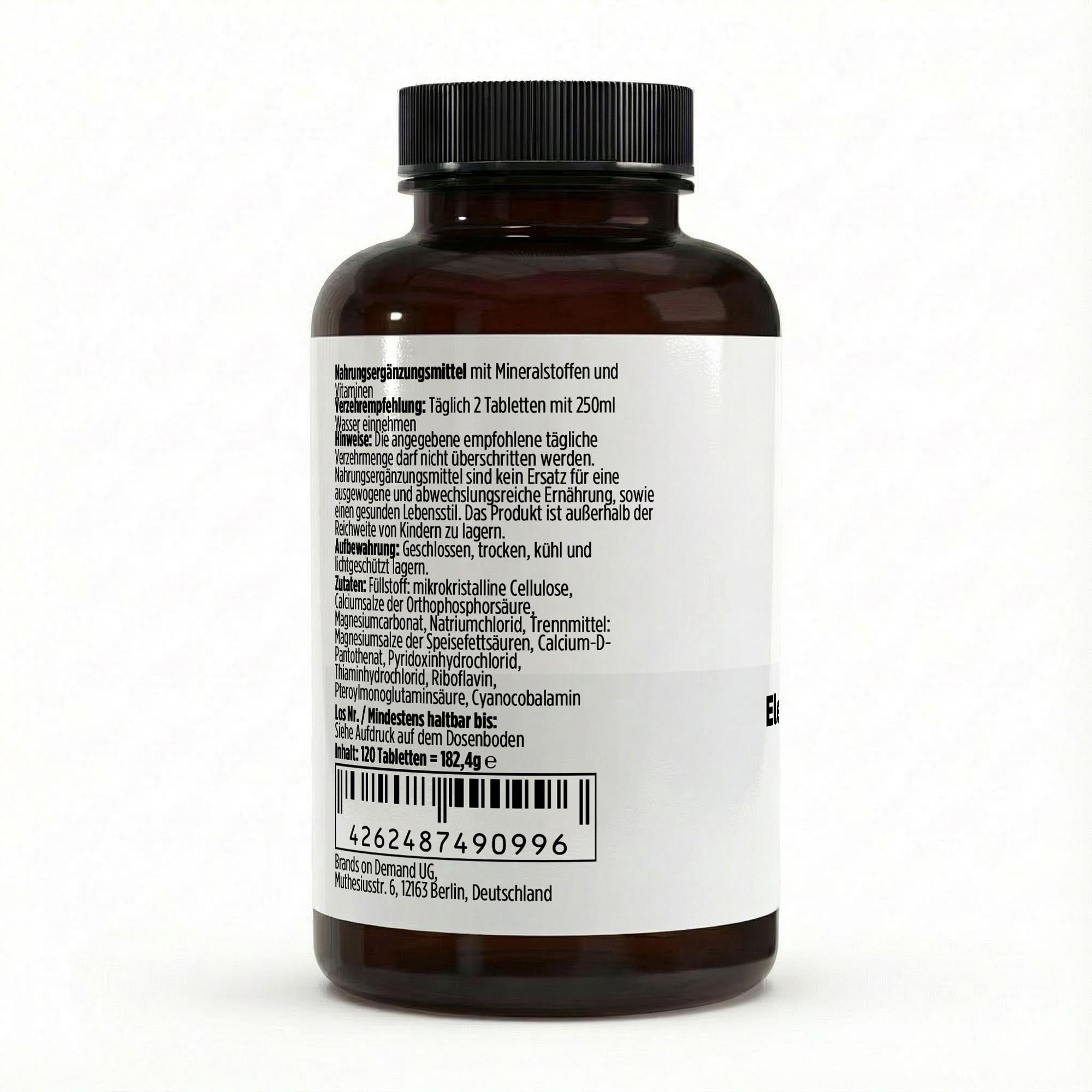 Electrolyte Complex - 120 vegan tablets