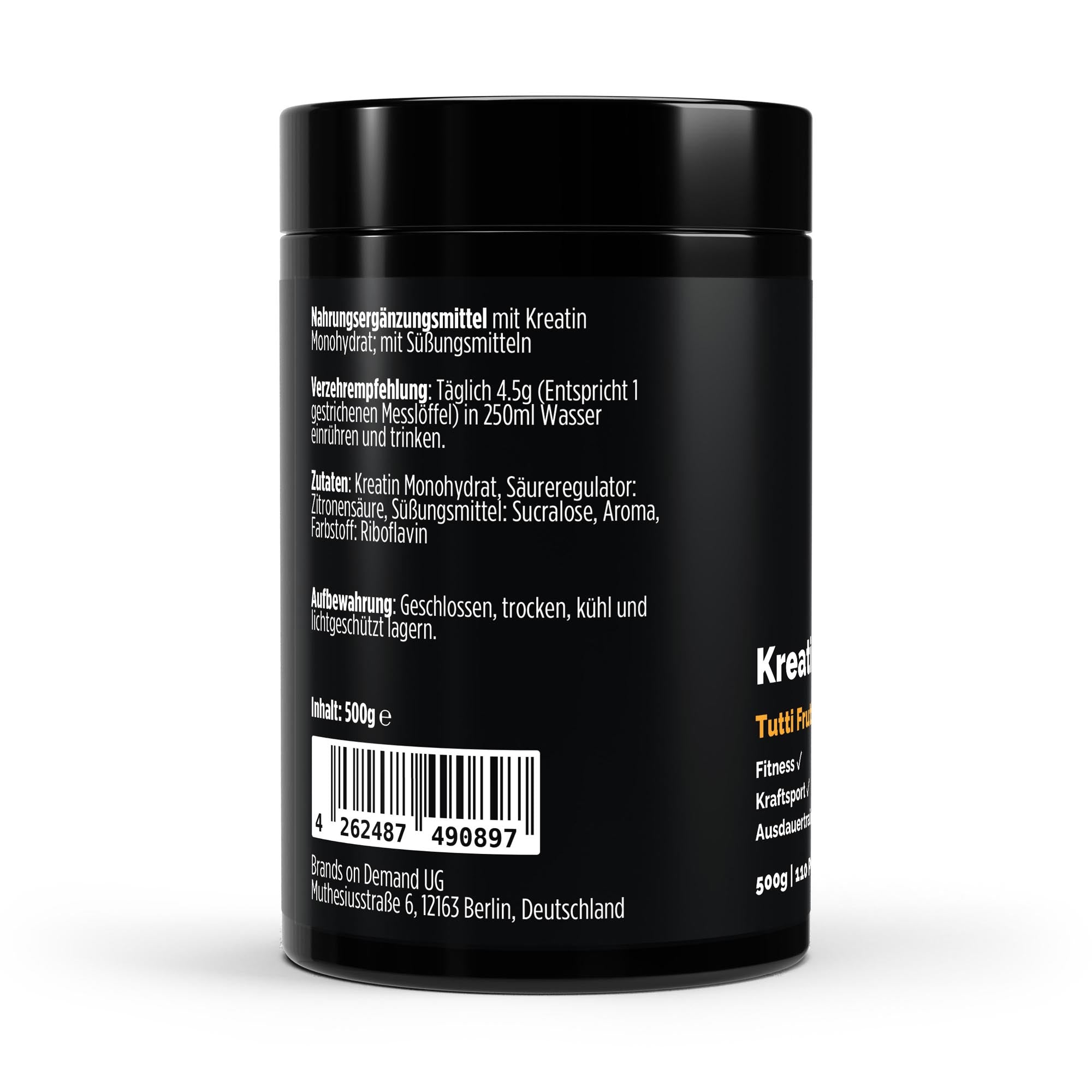 Creatine Monohydrate Tutti Frutti - 500g