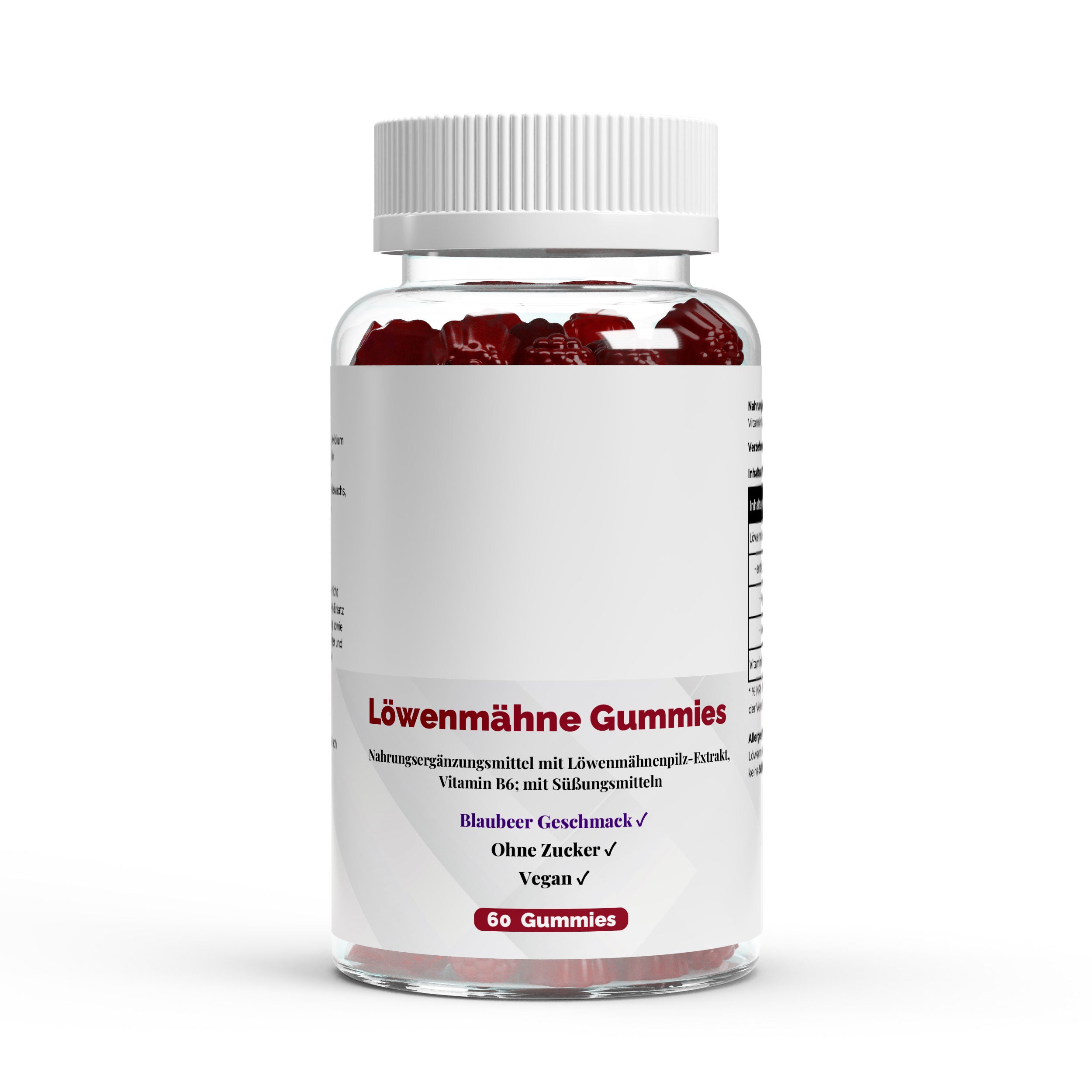 Lion's Mane + Vitamin B6 Gummies - 60 pcs.