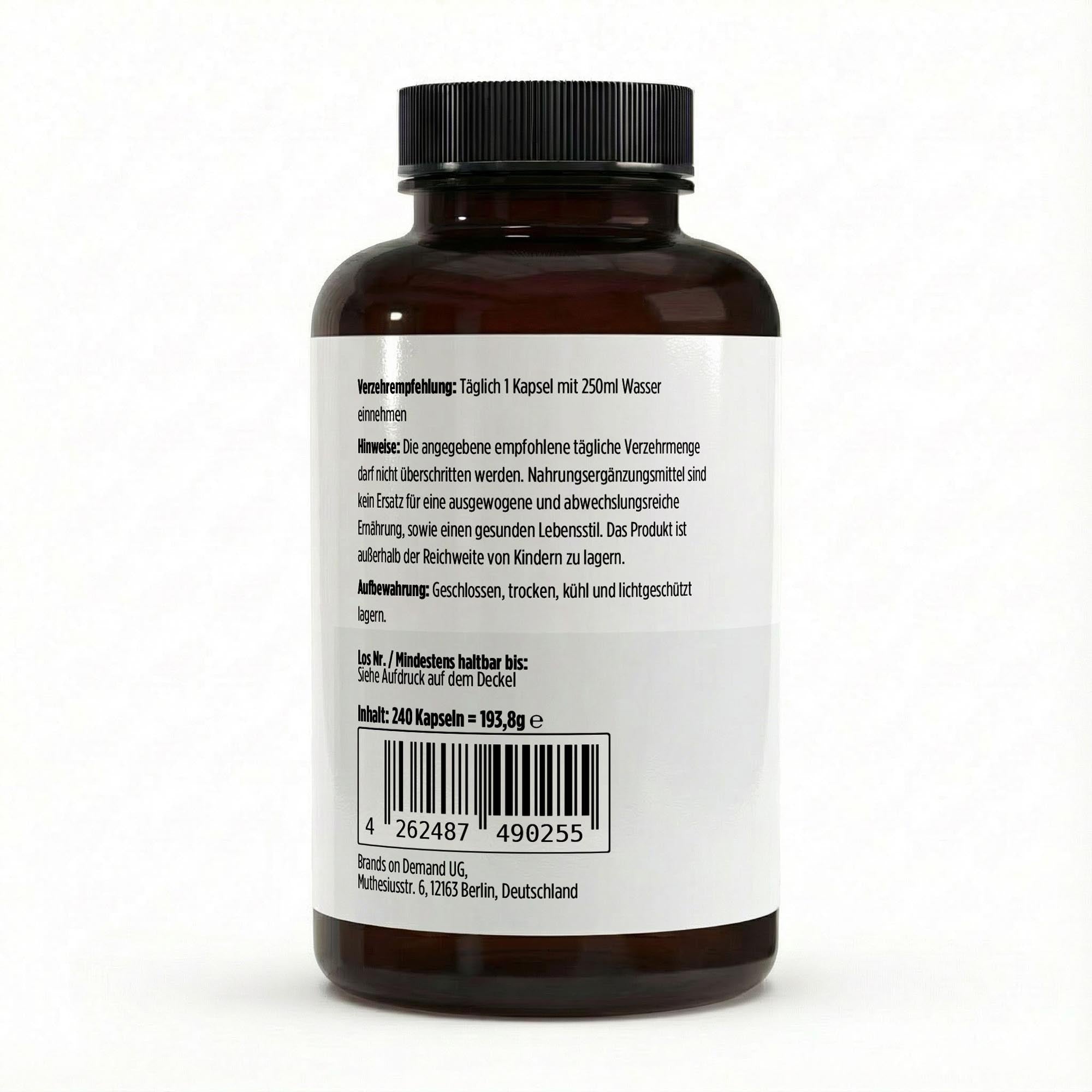 Buffered Vitamin C 500mg + Magnesium - 240 Capsules