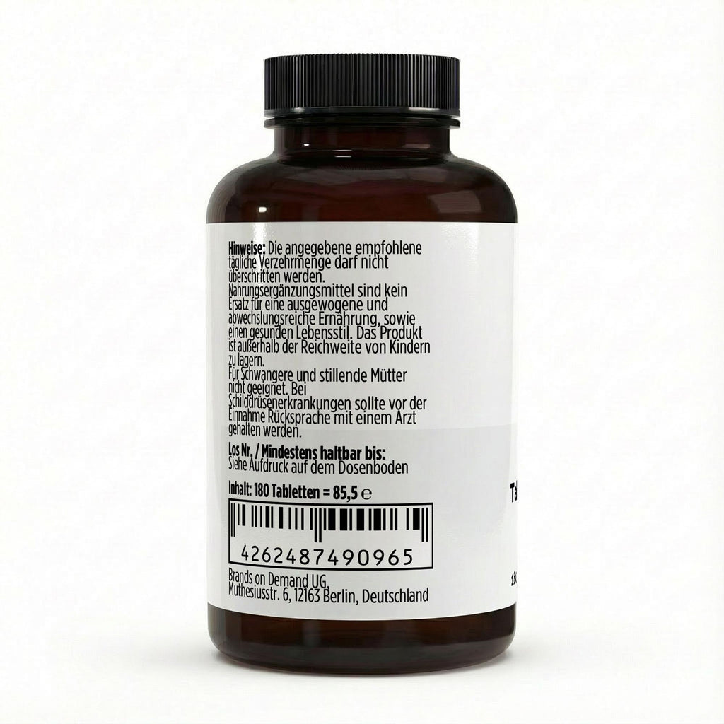 Iodine - 180 vegan tablets