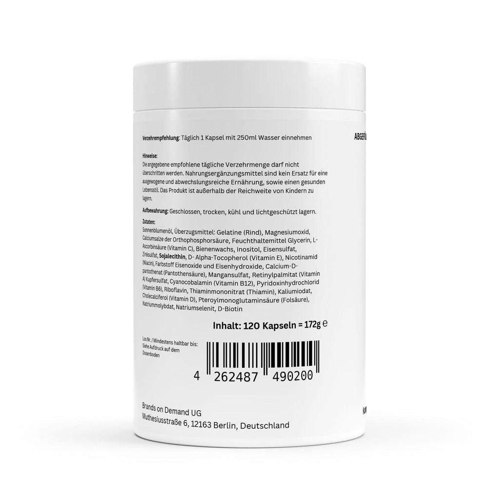 Multi Vitamin and Mineral Complex - 120 Softgels