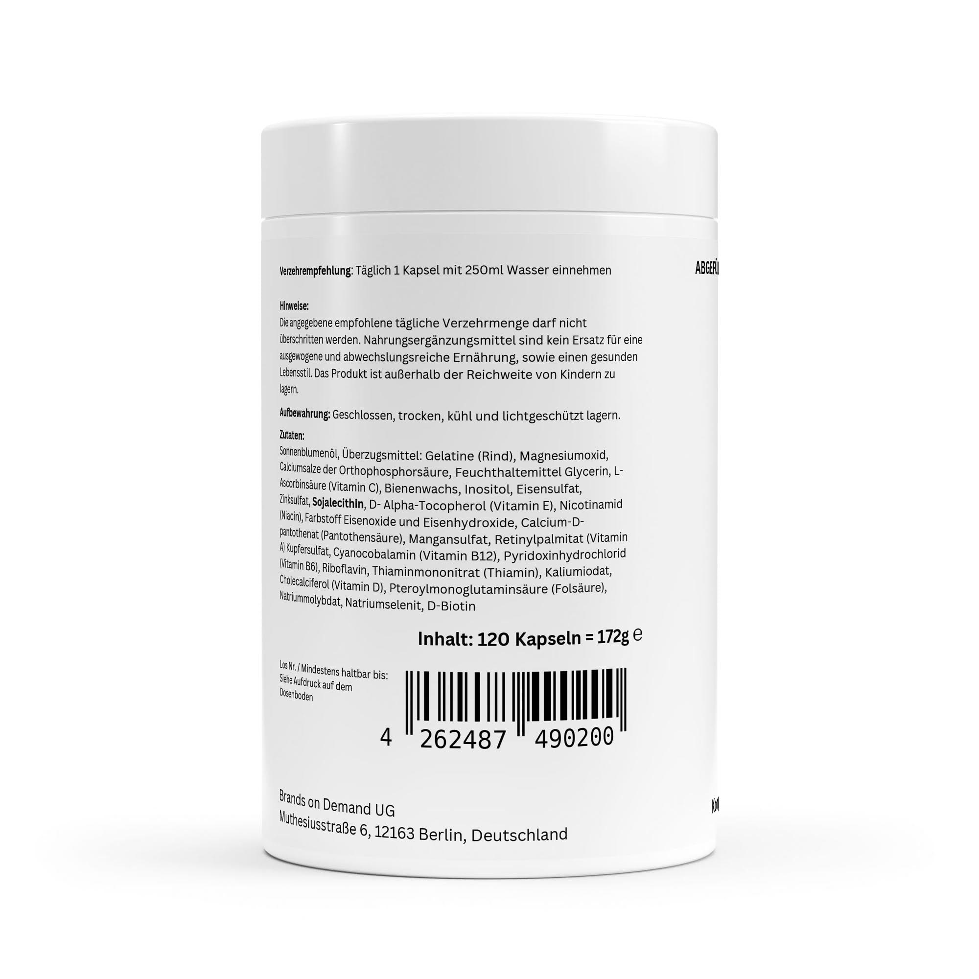Multi Vitamin and Mineral Complex - 120 Softgels