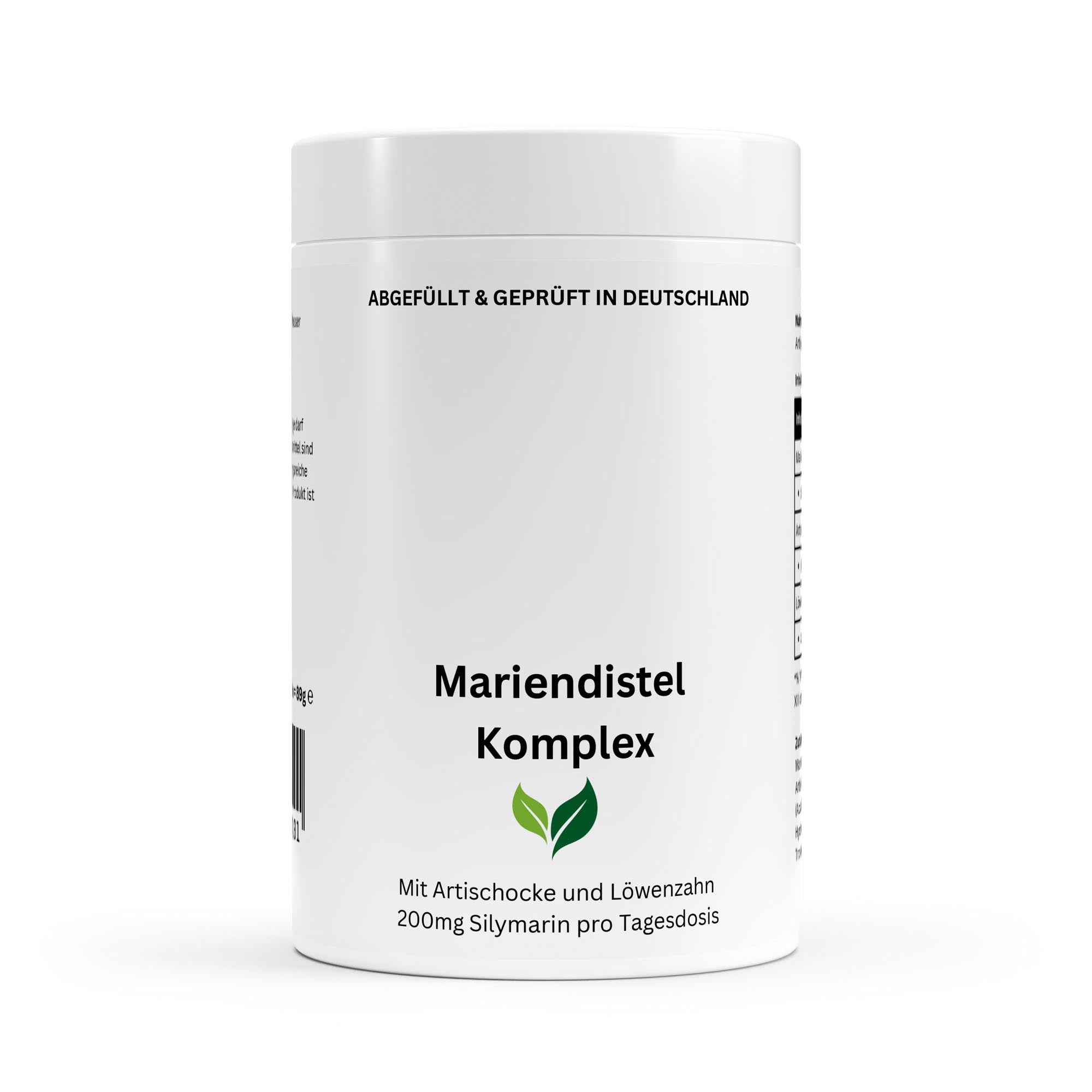Milk Thistle Artichoke Dandelion Complex - 120 Capsules