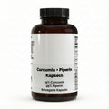 Turmeric (95% Curcumin) + Piperine - 60 vegan capsules