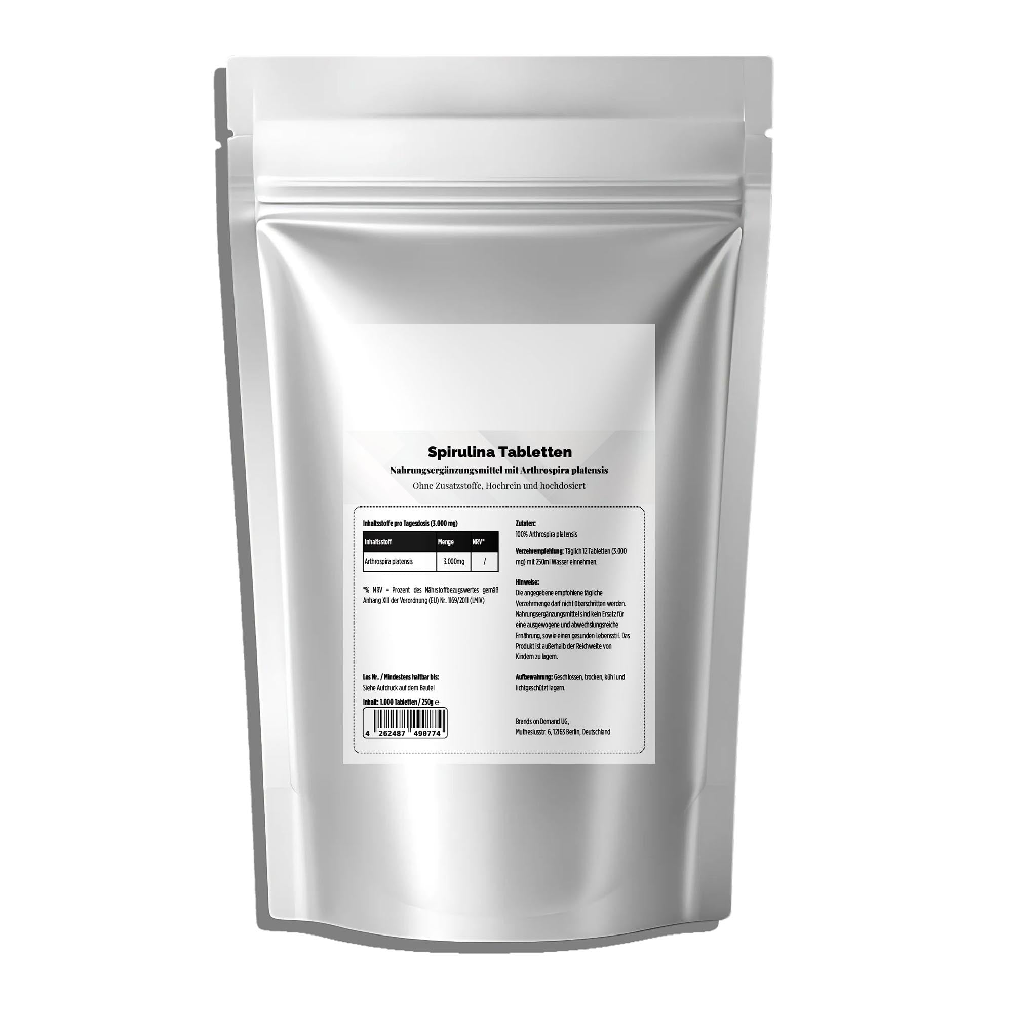 Spirulina - 1,000 Tablets