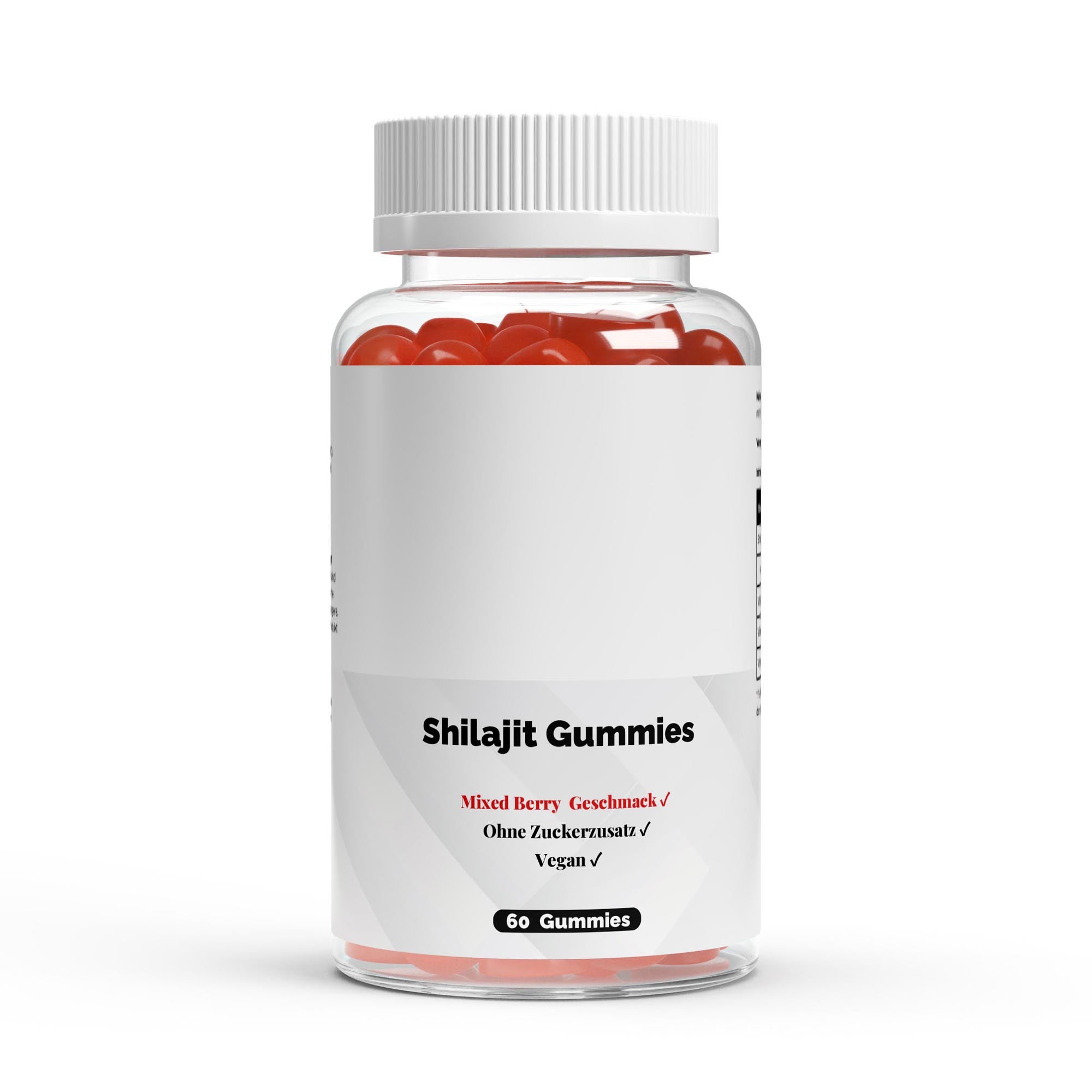 Premium Shilajit Gummies 1000 + Vitamin C,B6, B12 - 60 pcs