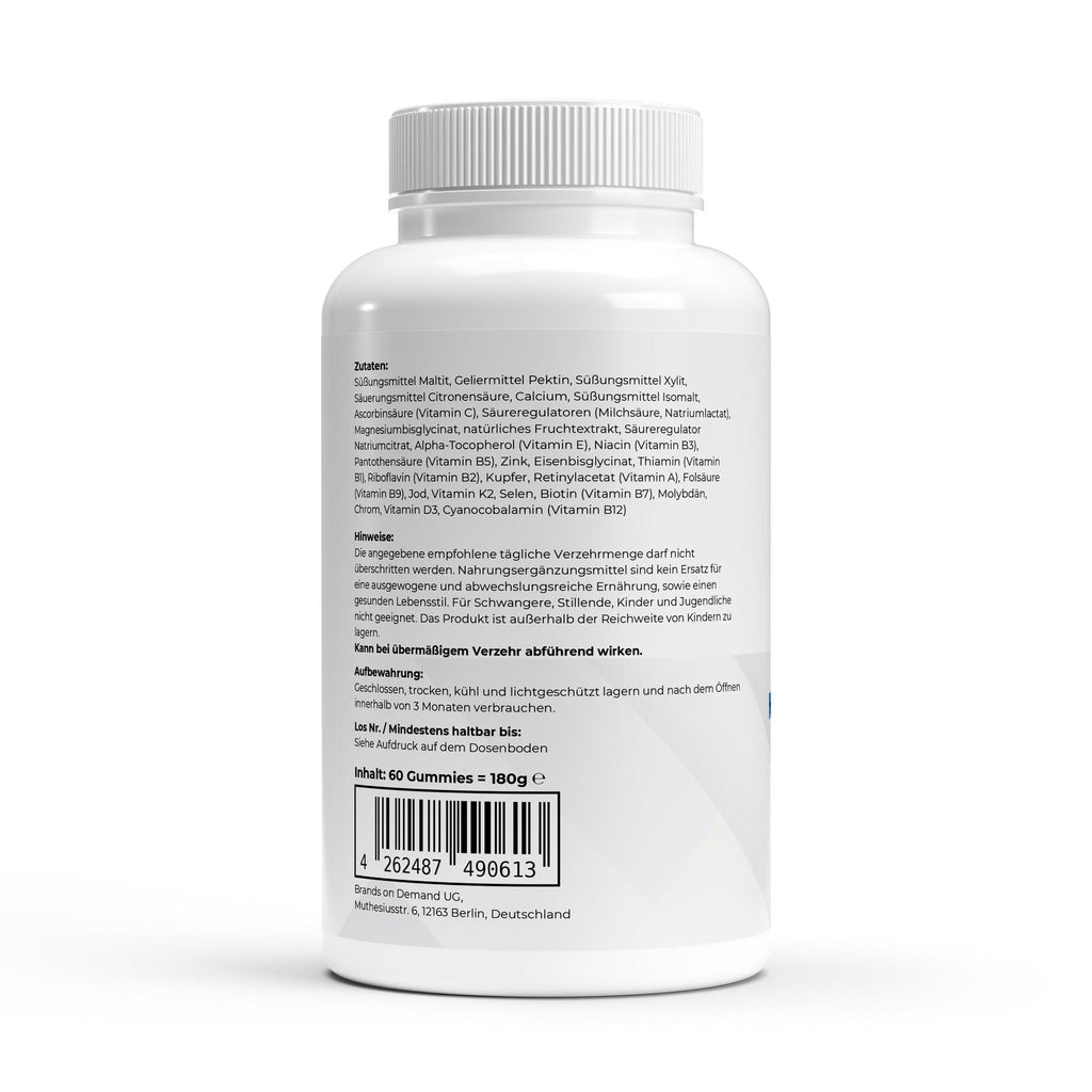 Premium Multivitamin + Mineral Gummies - 60 pcs.